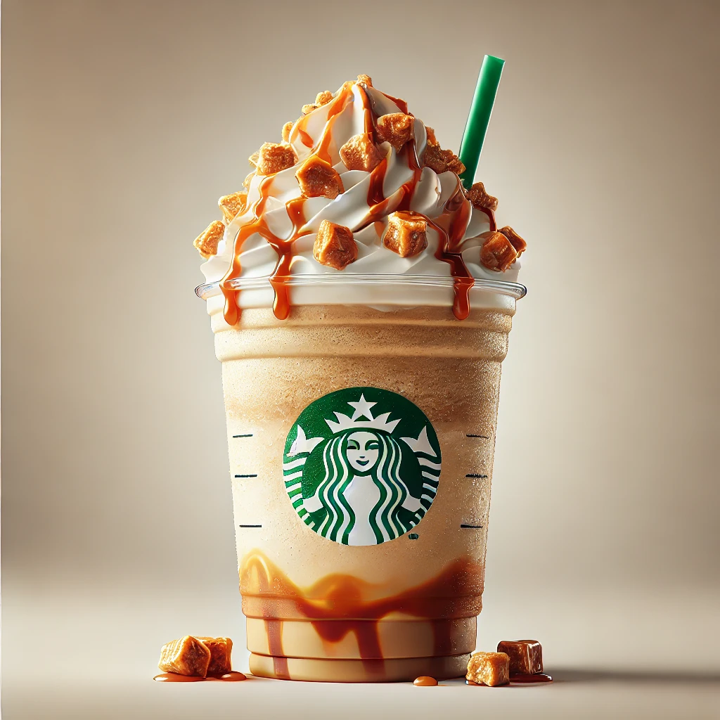 Caramel Ribbon Crunch Frappuccino Blended Beverage
