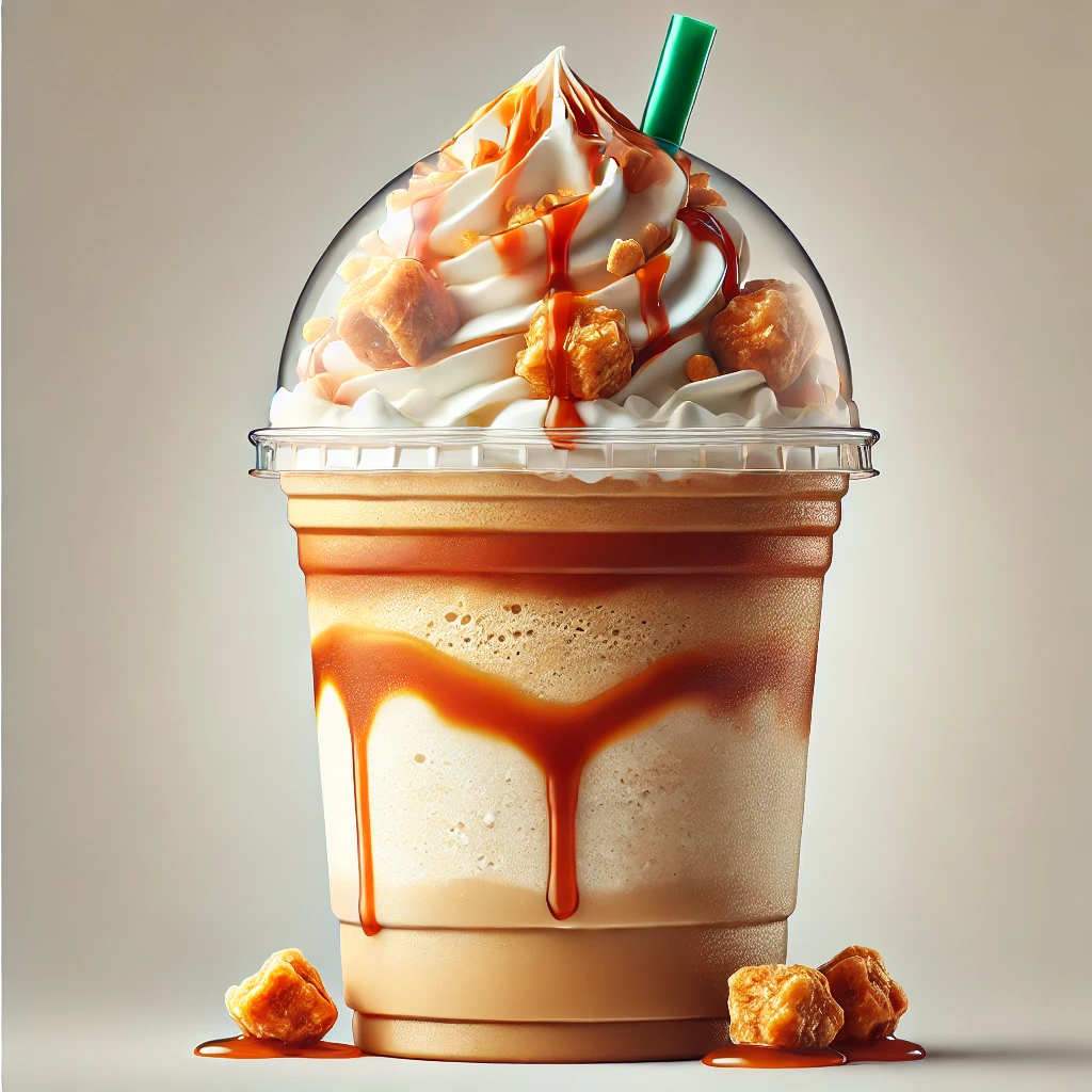 Caramel Ribbon Crunch Crème FrappuccinoBlended Beverage
