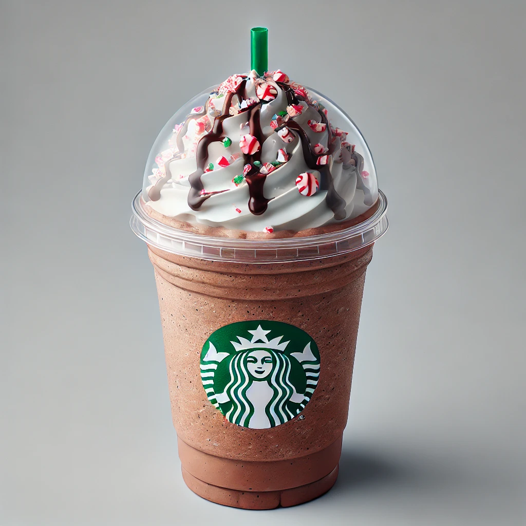 Peppermint Mocha Frappuccino Blended Beverage
