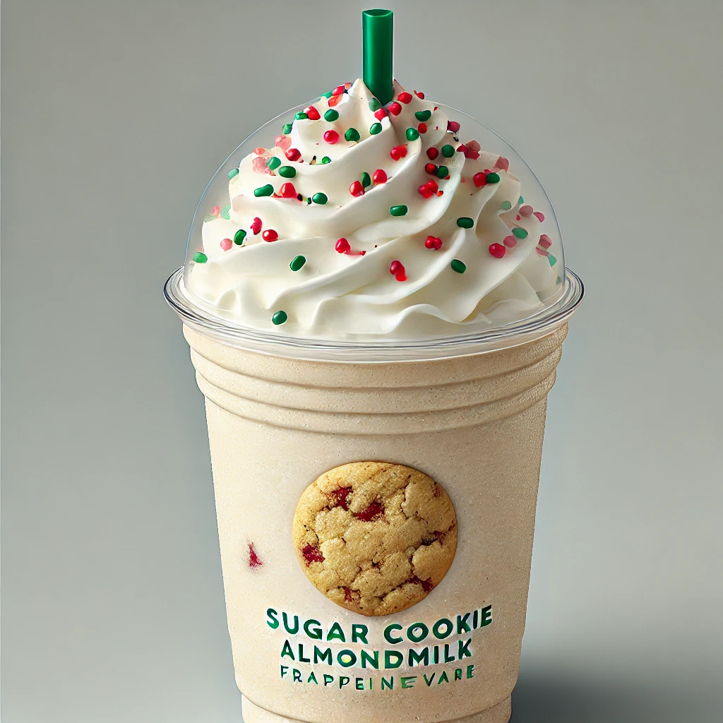 Sugar Cookie Almondmilk Crème Frappuccino Blended Beverage
