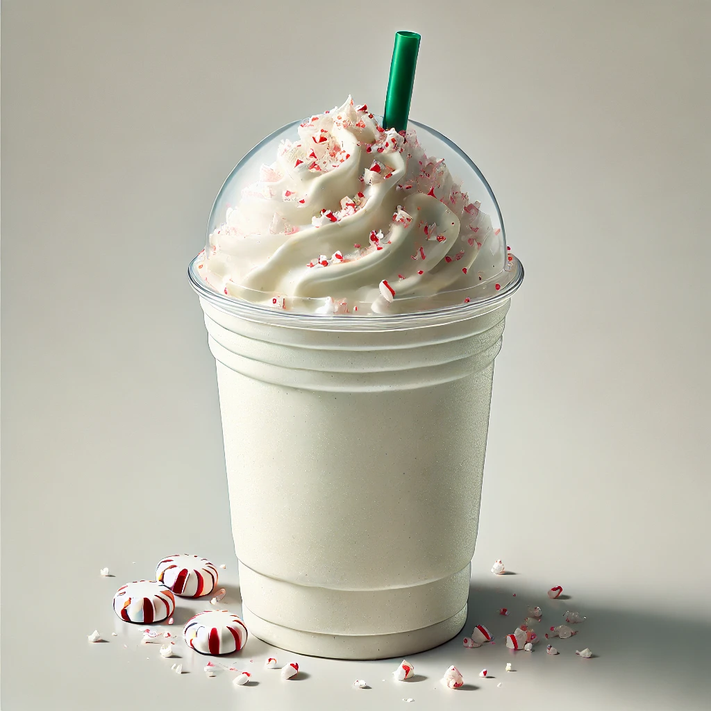 Peppermint White Chocolate Crème Frappuccino Blended Beverage
