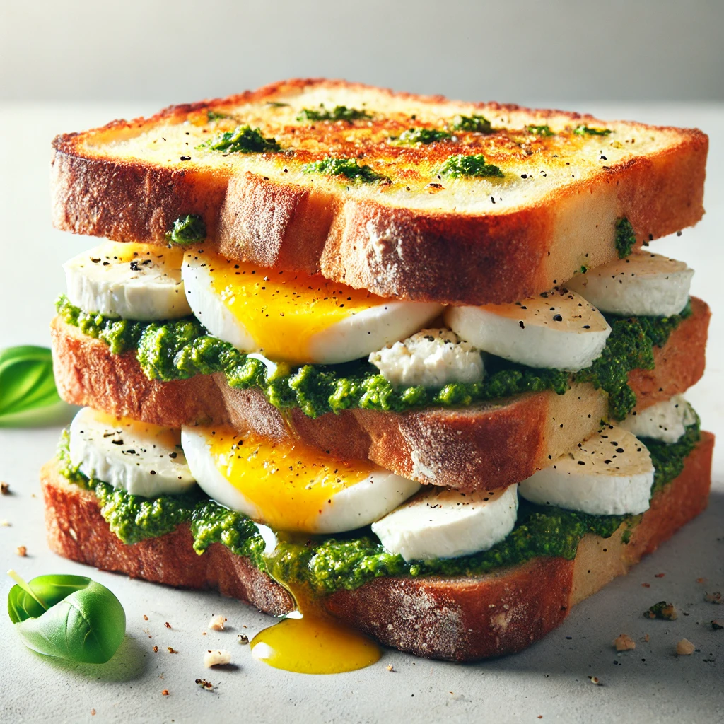 Starbucks Egg, Pesto & Mozzarella Sandwich
