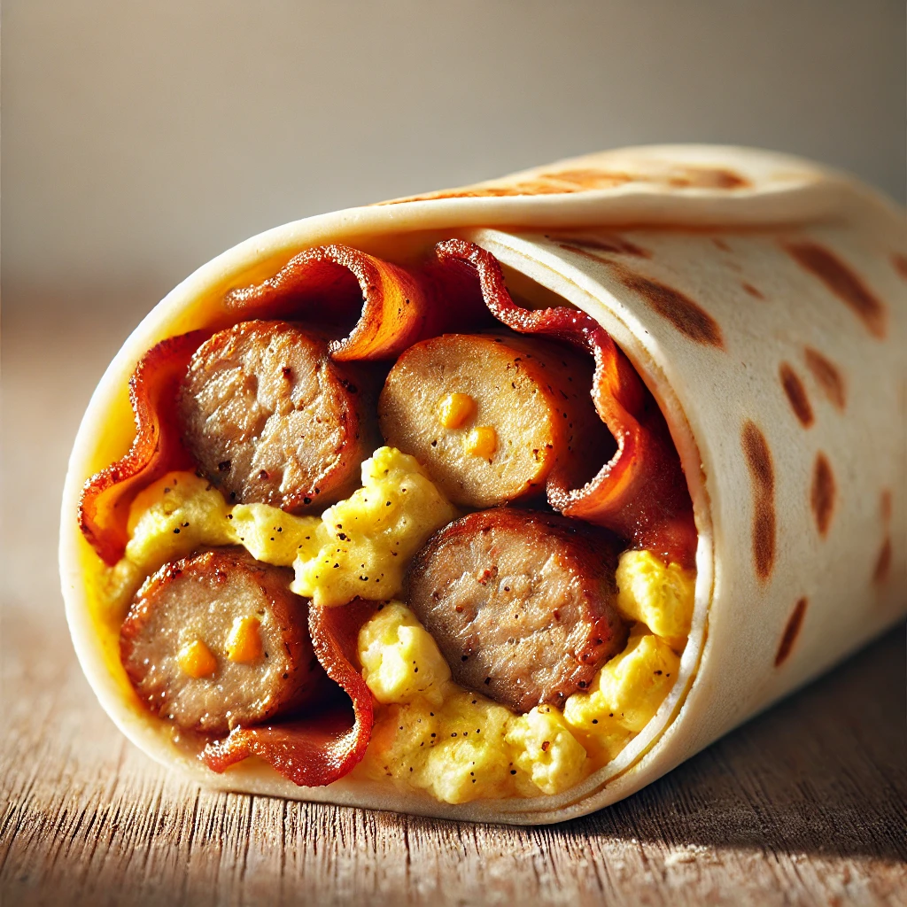 Starbucks Bacon, Sausage & Egg Wrap
