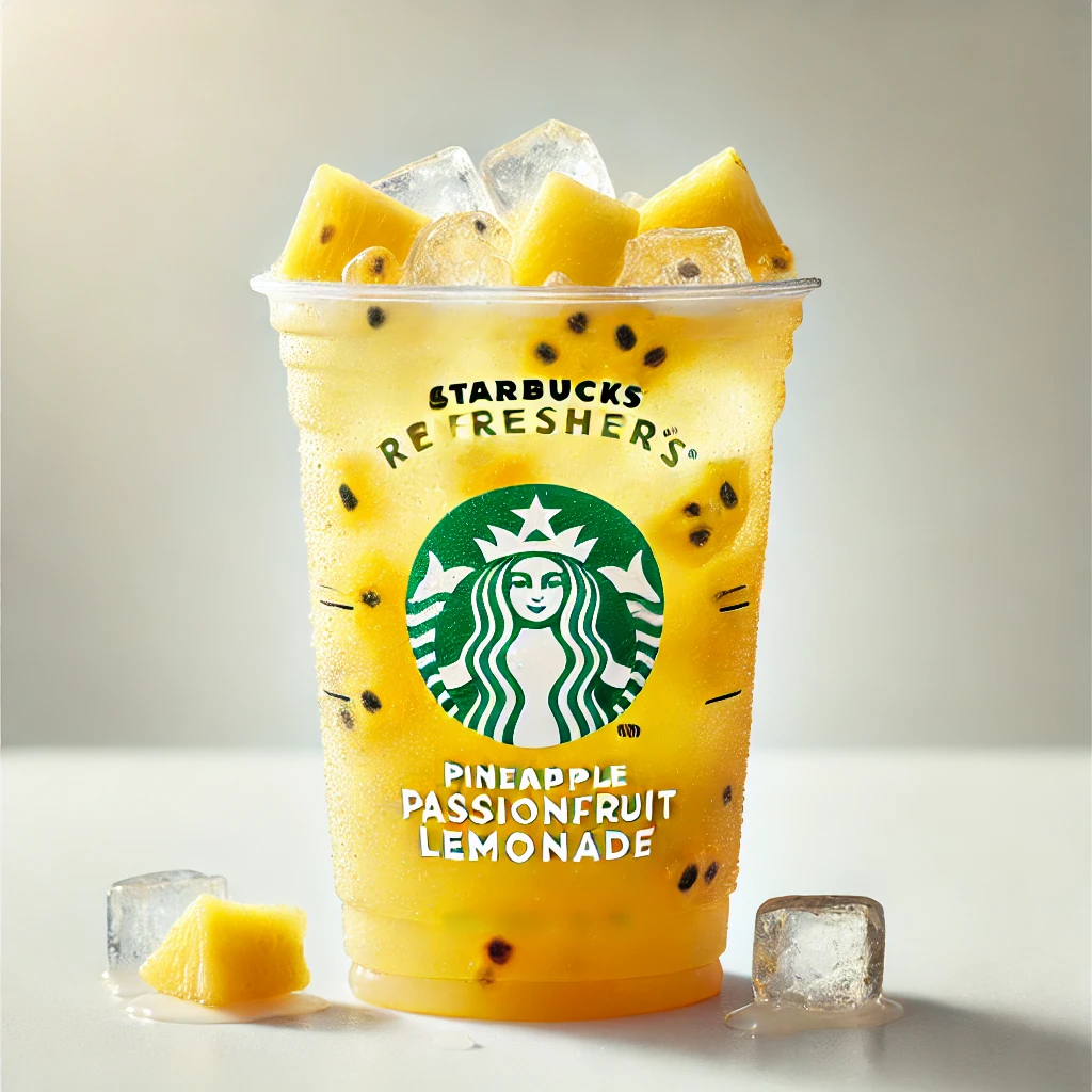 Starbucks Pineapple Passionfruit Lemonade Starbucks Refreshers® Beverage
