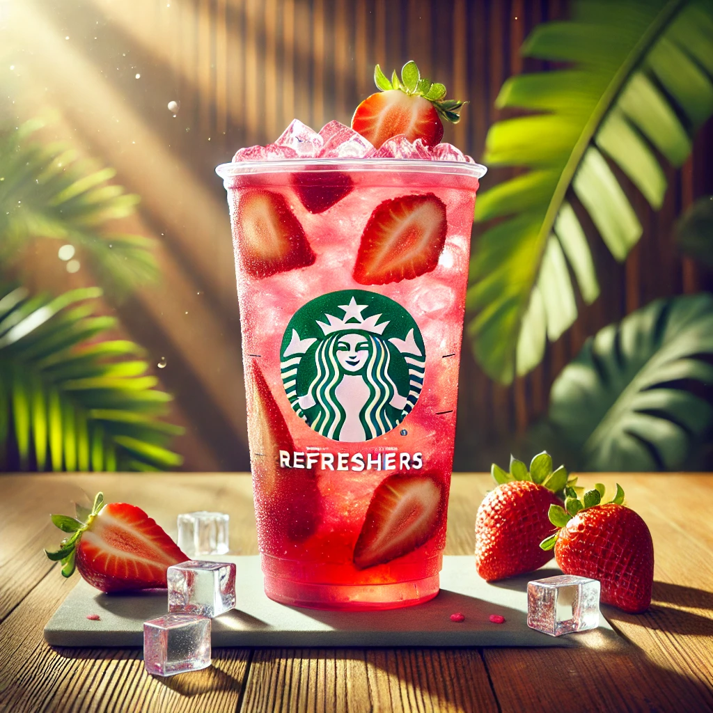 Strawberry Açaí Starbucks Refreshers® Beverage
